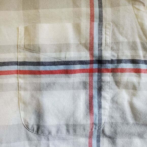 Cremieux Shirt Men Size Large Plaid Casual Resort Summer Preppy Long Sleeve EUC - Picture 3 of 4